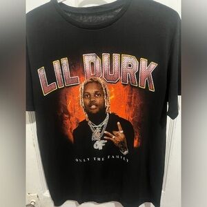 Lil Durk Only In The Family Graphic Print T Shirt Men’s Medium
